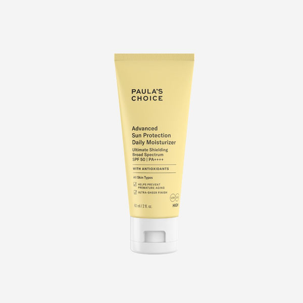 High daily SPF 50+ sun protection for face