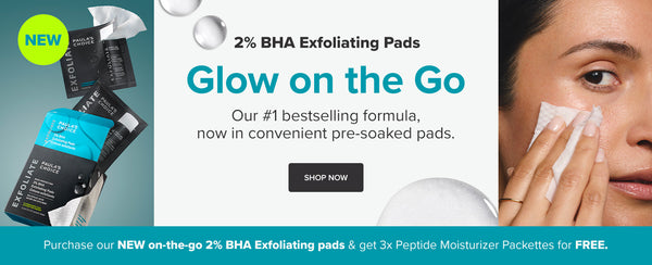 skin perfecting 2pct bha exfoliating pads
