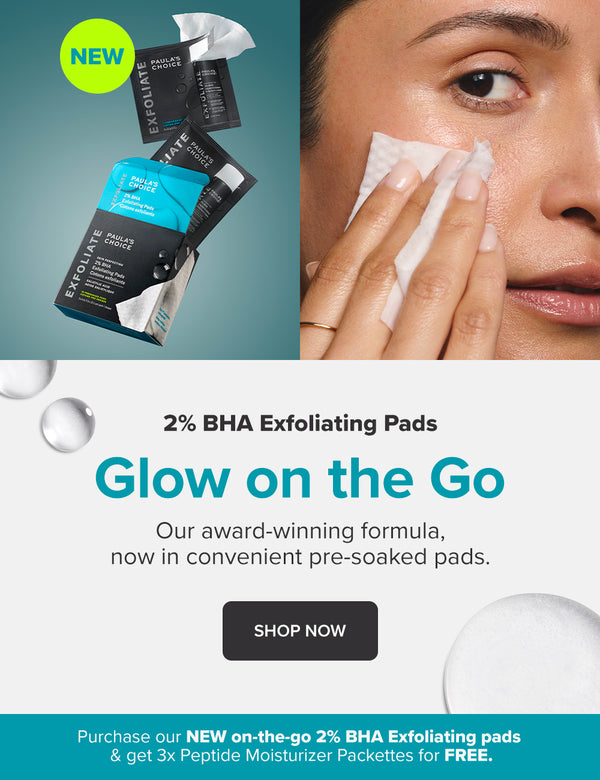 skin perfecting 2pct bha exfoliating pads