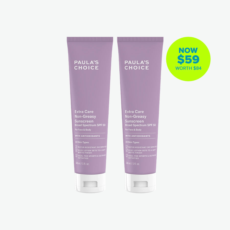 Extra Care Non-Greasy Sunscreen SPF 50 Duo Bundle