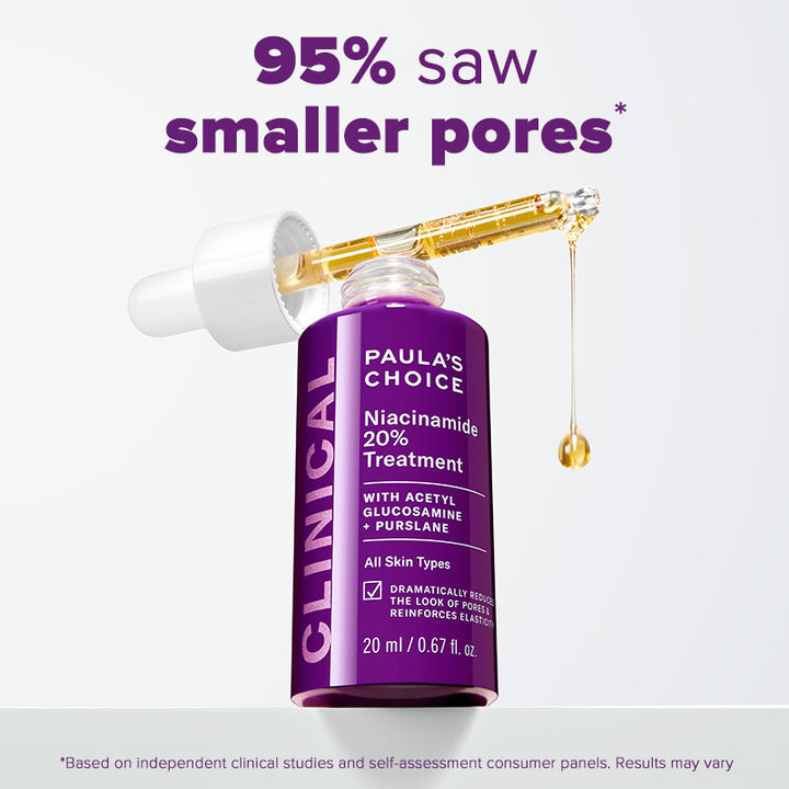 20% Niacinamide Face Serum: Reduce Pore and Smooths Skin | Paula's