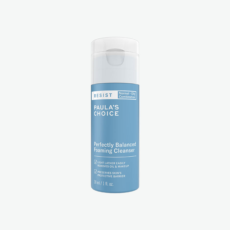 Resist Perfectly Balanced Foaming Cleanser 30ML - Paula's Choice Singapore