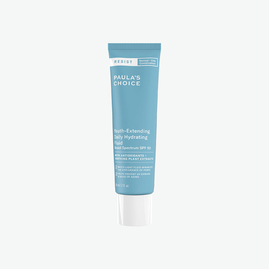 Resist Youth-Extending Daily Hydrating Fluid SPF 50 60ML - Paula's Choice Singapore